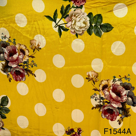 Printed Crepe Fabric F1544