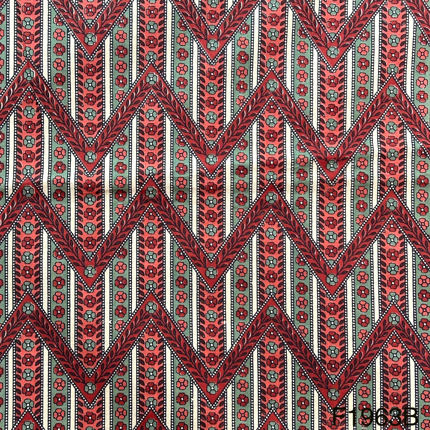 Block Print Cotton fabric-F1963