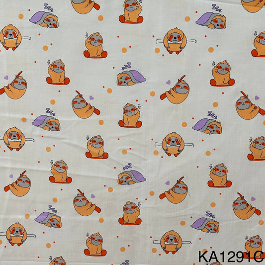 Baby Print Cotton Fabric-KA1291