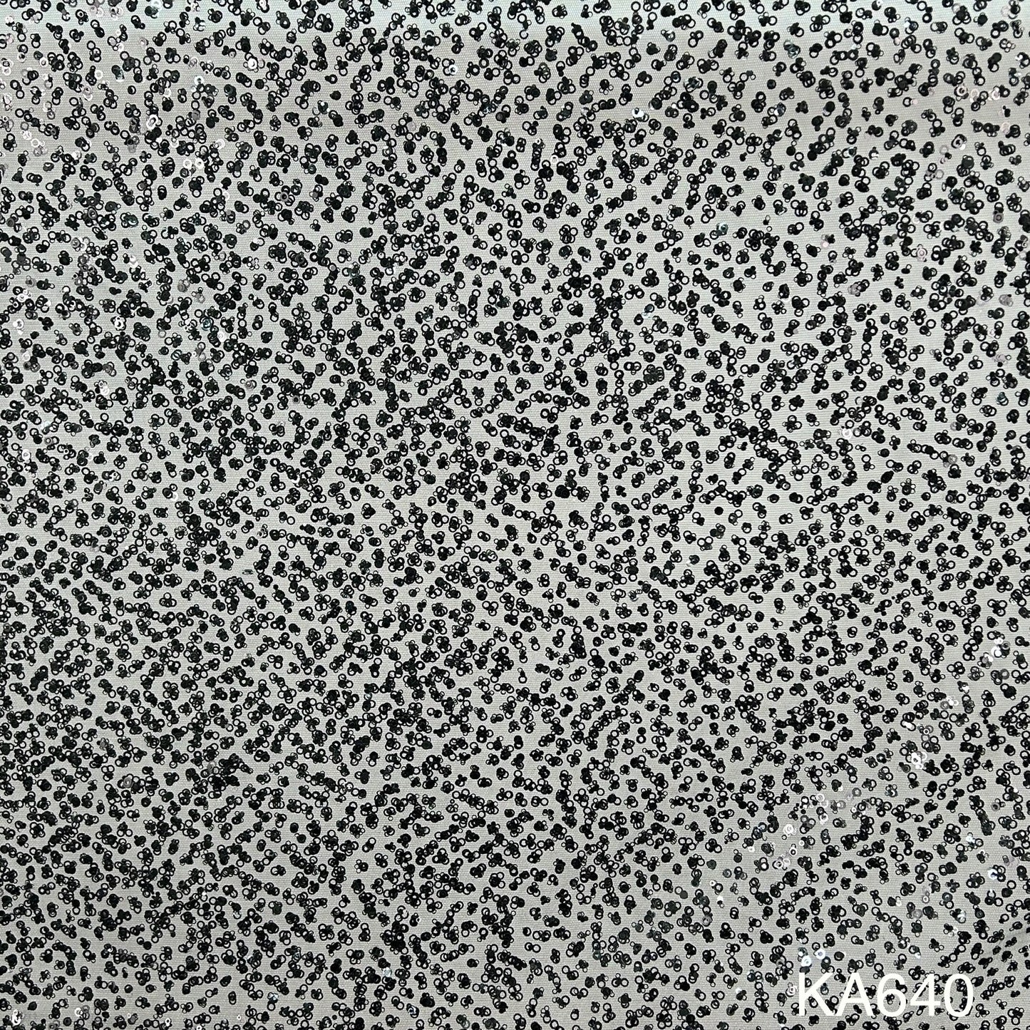 Sequins Net Fabric-KA640
