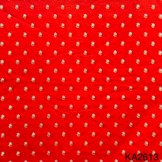 Banarasi Silk Brocade Fabric-KA2613