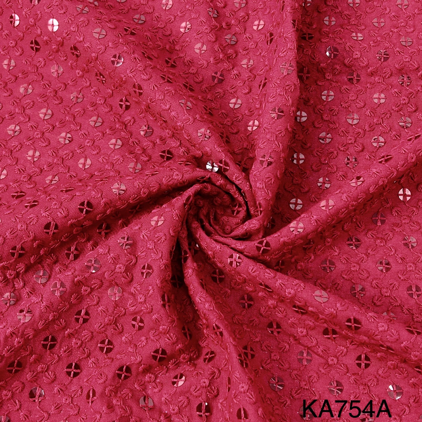 Chikankari Rayon Fabric-KA754