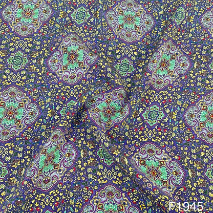 Printed Crepe fabric-F1945