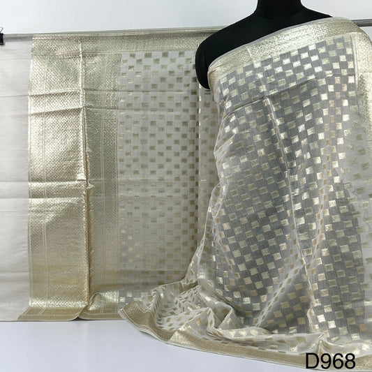 Dyeable Zari Chanderi Dupatta -D968