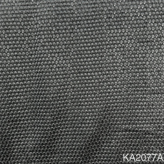 Zari Sequins Georgette Fabric-KA2077