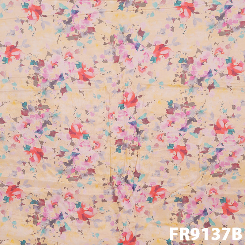 Printed Muslin Fabric-FR9137