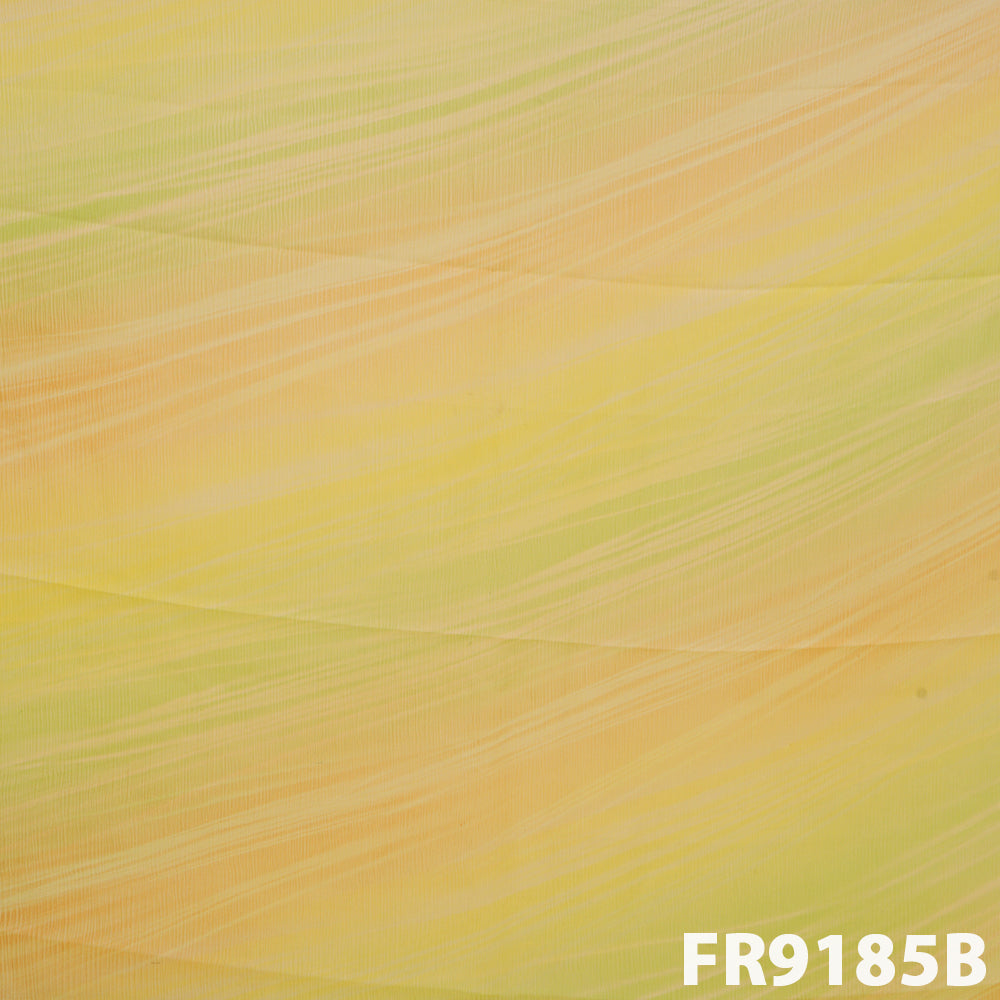 Printed Pure Chinon Fabric-FR9185