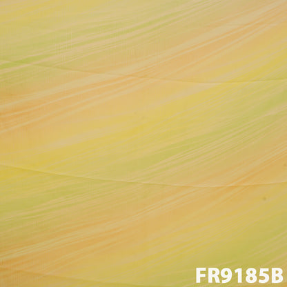 Printed Pure Chinon Fabric-FR9185