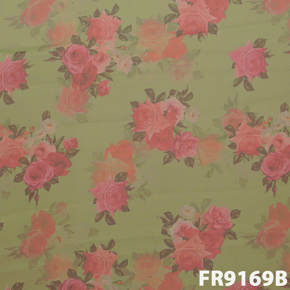 Printed Organza Fabric-FR9169