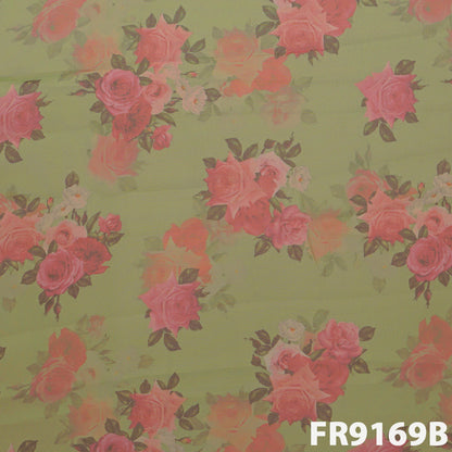 Printed Organza Fabric-FR9169