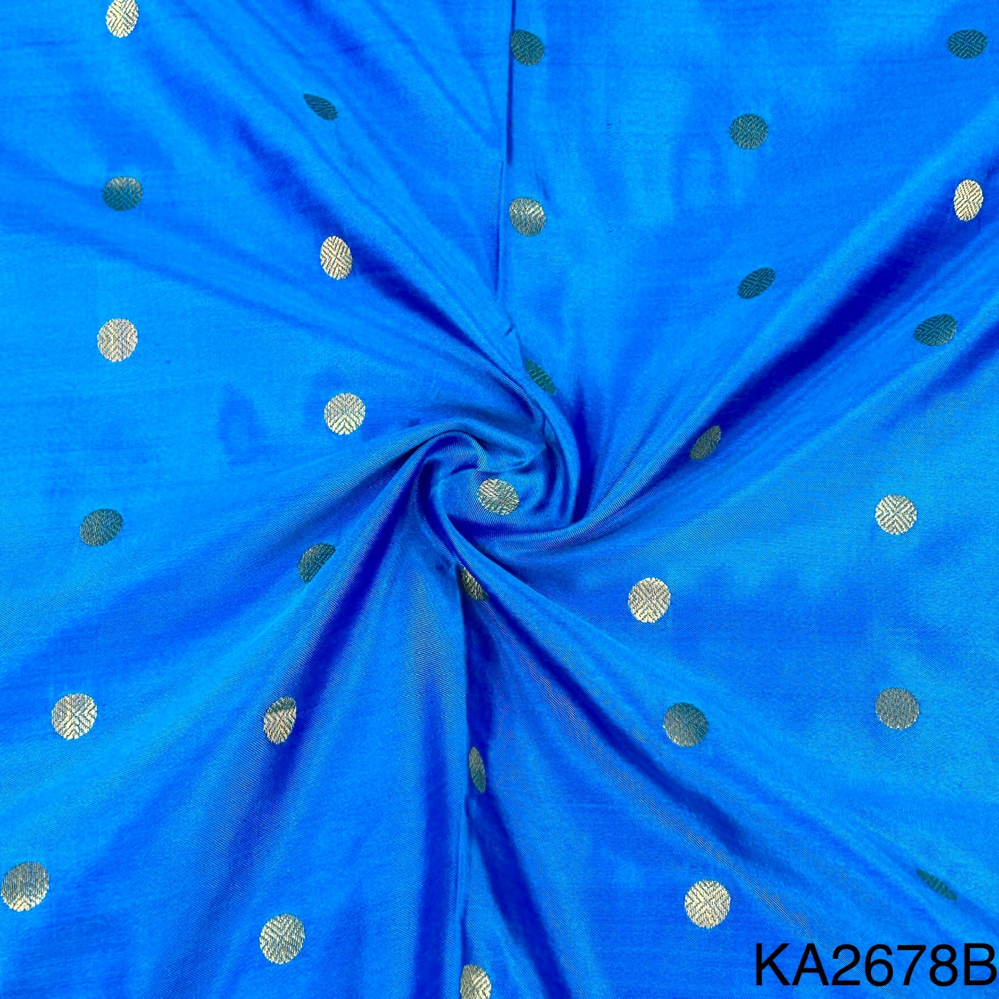 Pure Banarasi Silk Brocade Fabric-KA2678