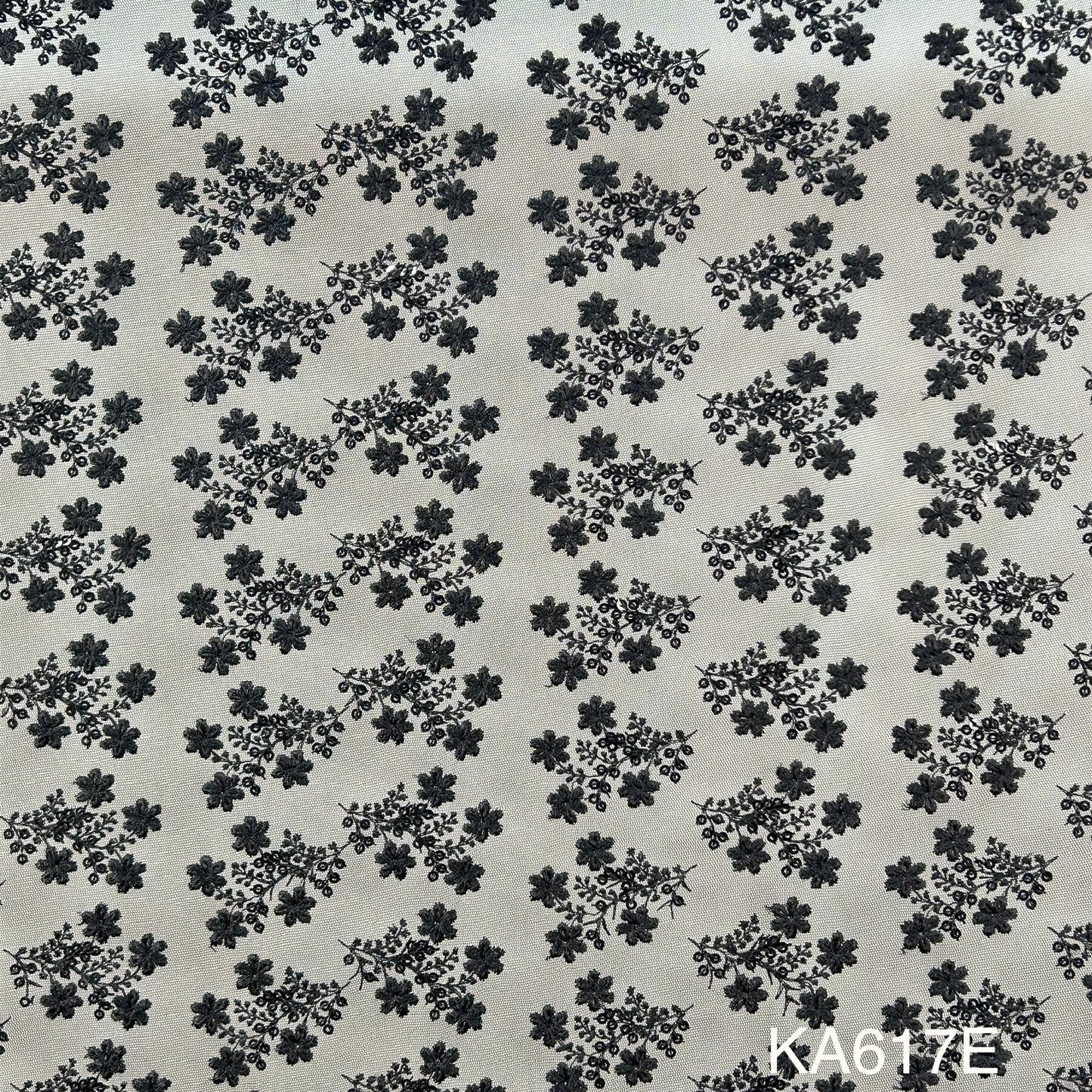 Embroidered Sequins Net Fabric-KA617