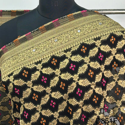 Banarasi Georgette Mirror Work Dupatta-D851