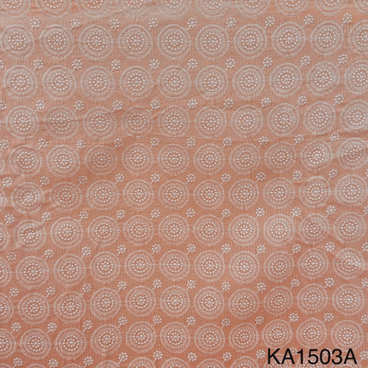 Embroidered Kota Cotton Fabric-KA1503