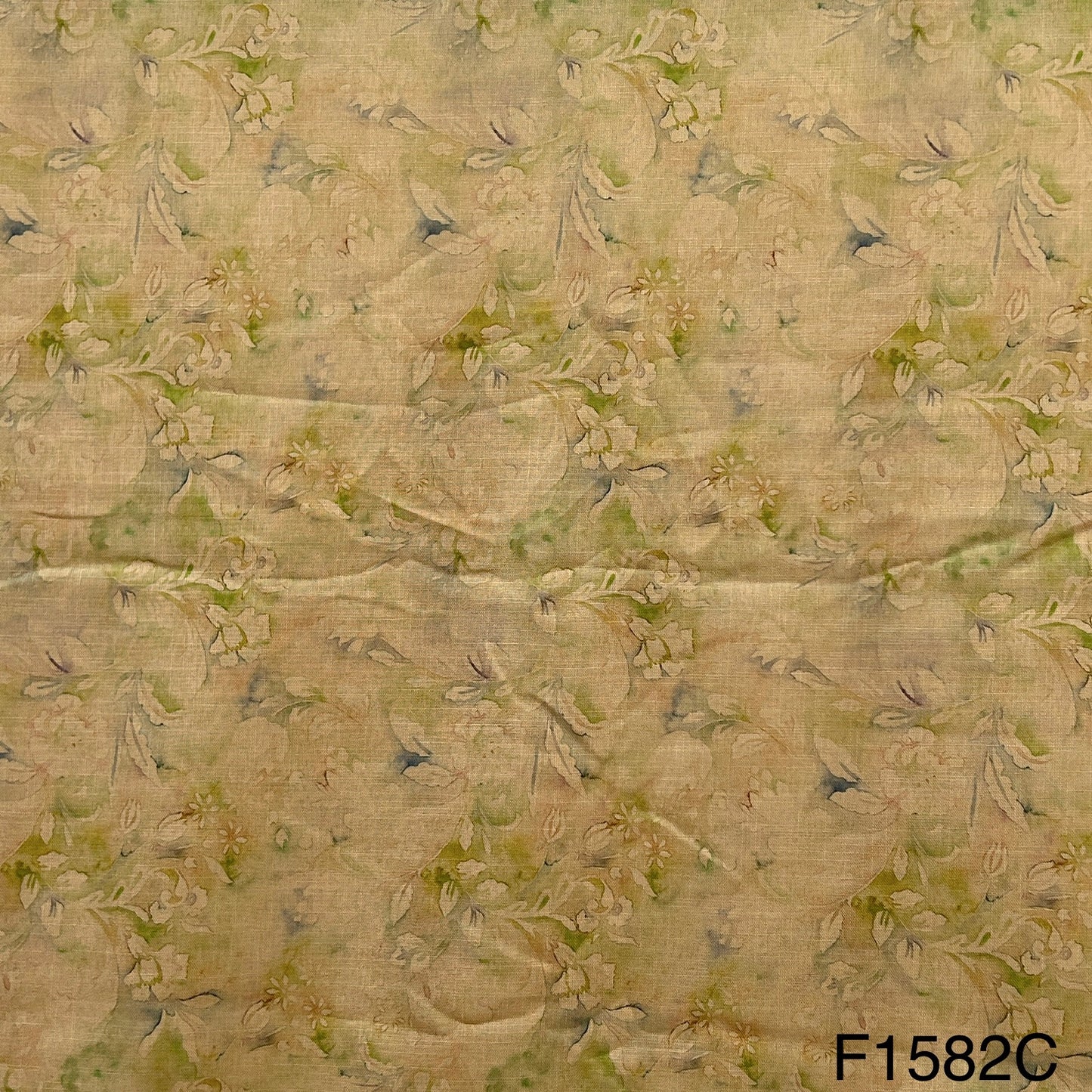 Printed Linen fabric-F1582
