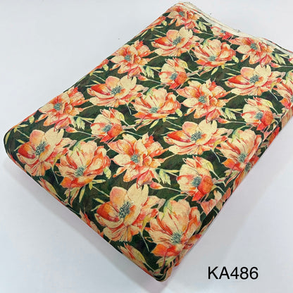 Printed Velvet Fabric-KA486