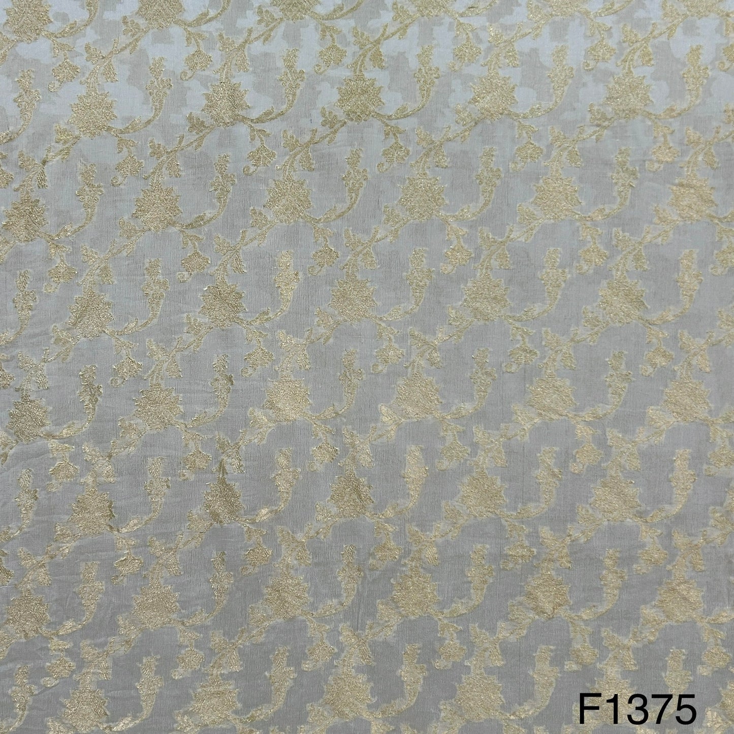 Dyeable Pure Banarasi Georgette Fabric-F1375