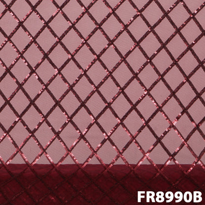 Sequins Net Fabric-FR8990