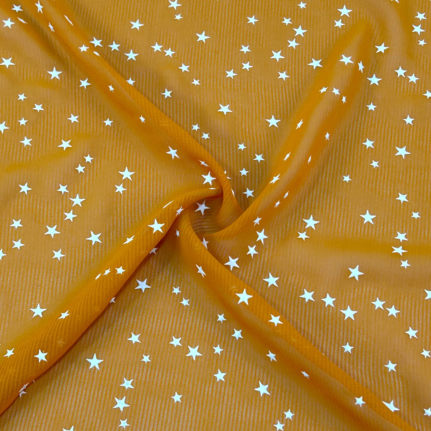 RUBBER Print Georgette Fabric-KA456