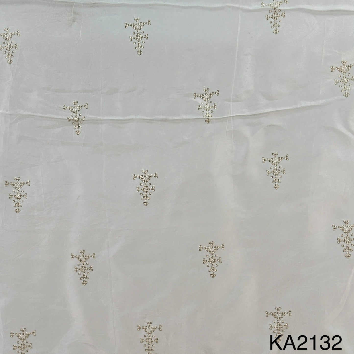 Dyeable Sequins Buti Opara Silk FABRIC-KA2132