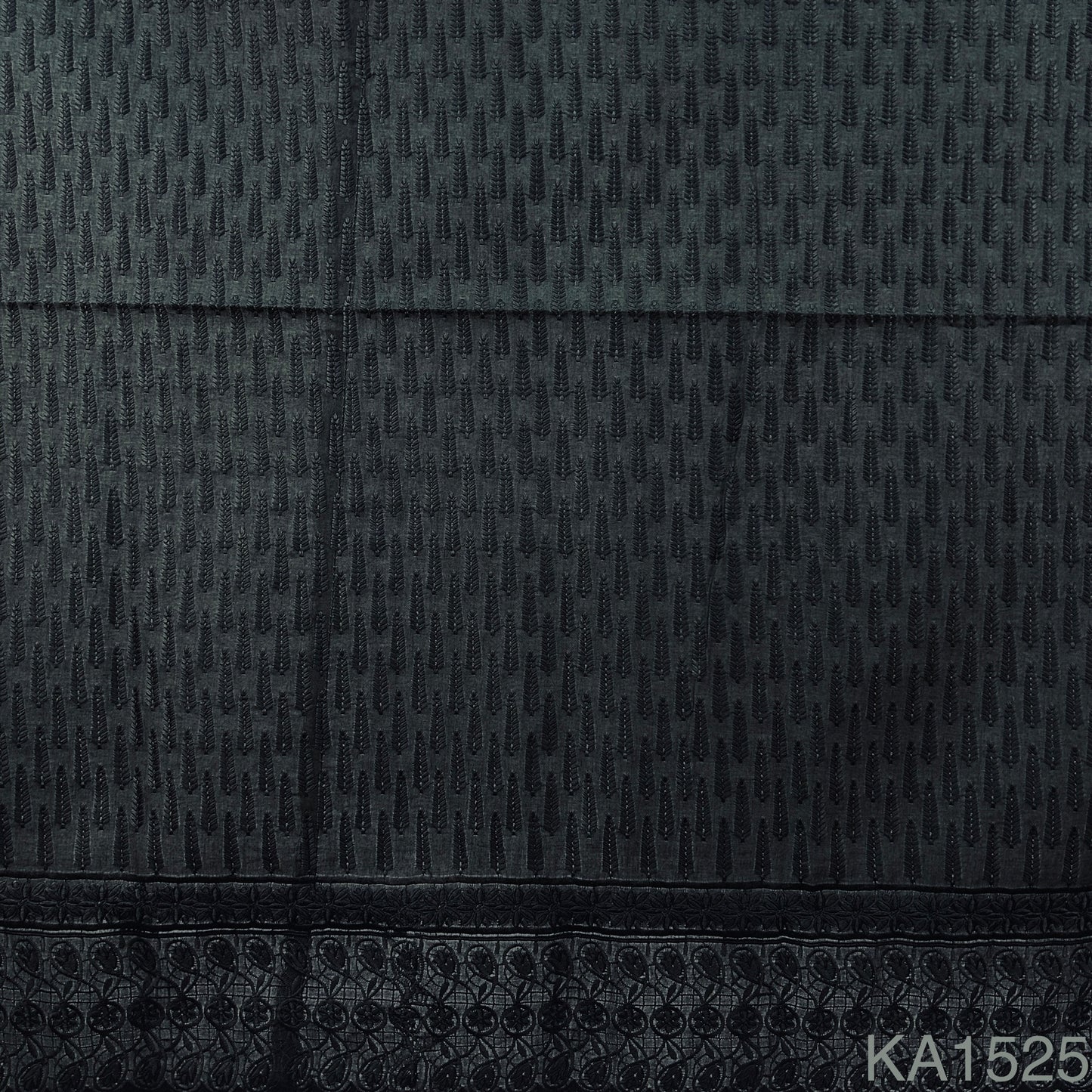 Chikankari Cotton Fabric-KA1525