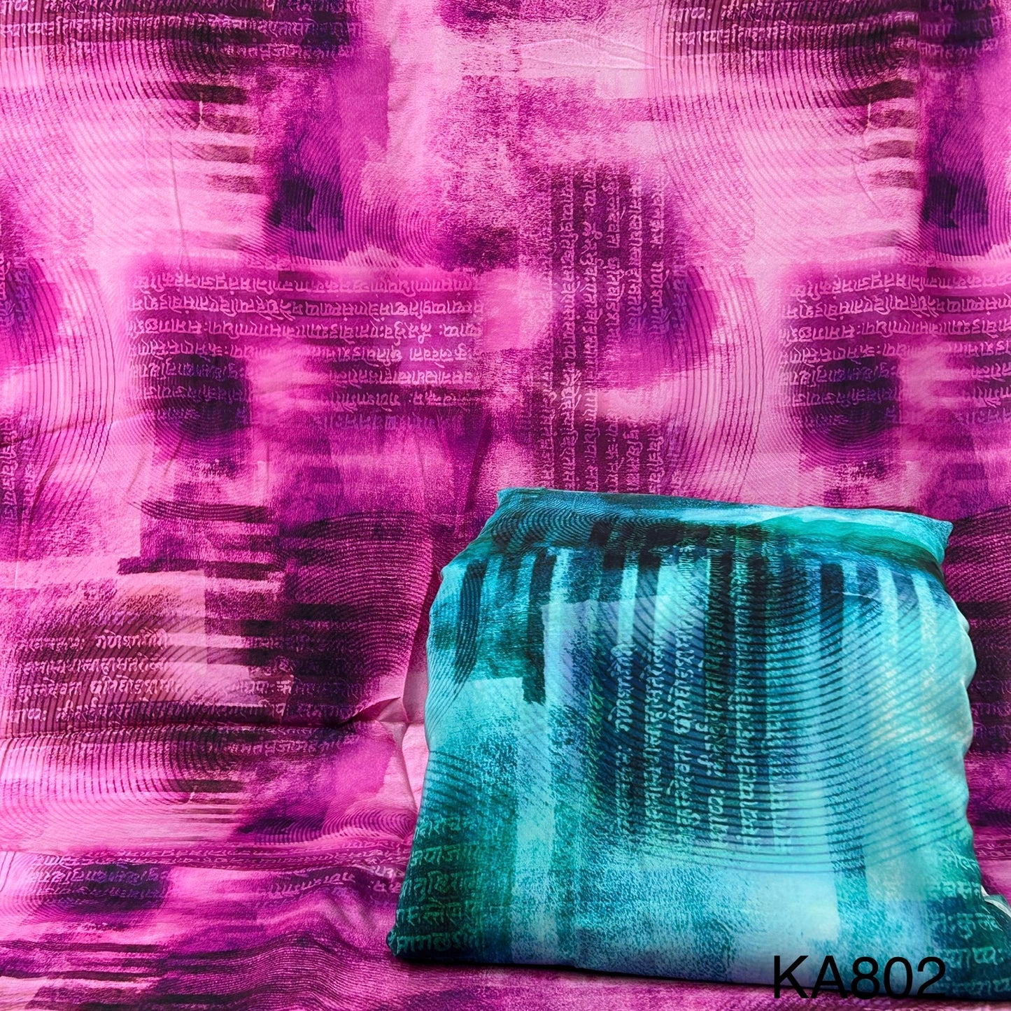 Printed viscose crepe Fabric-KA802