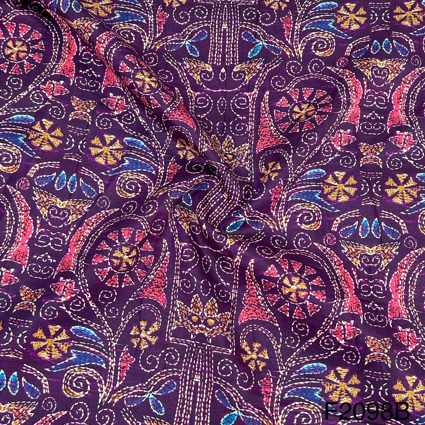 Printed Glaze Cotton Fabric-F2098