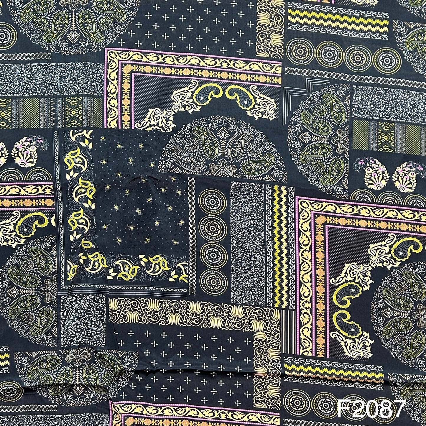 Printed Crepe fabric-F2087
