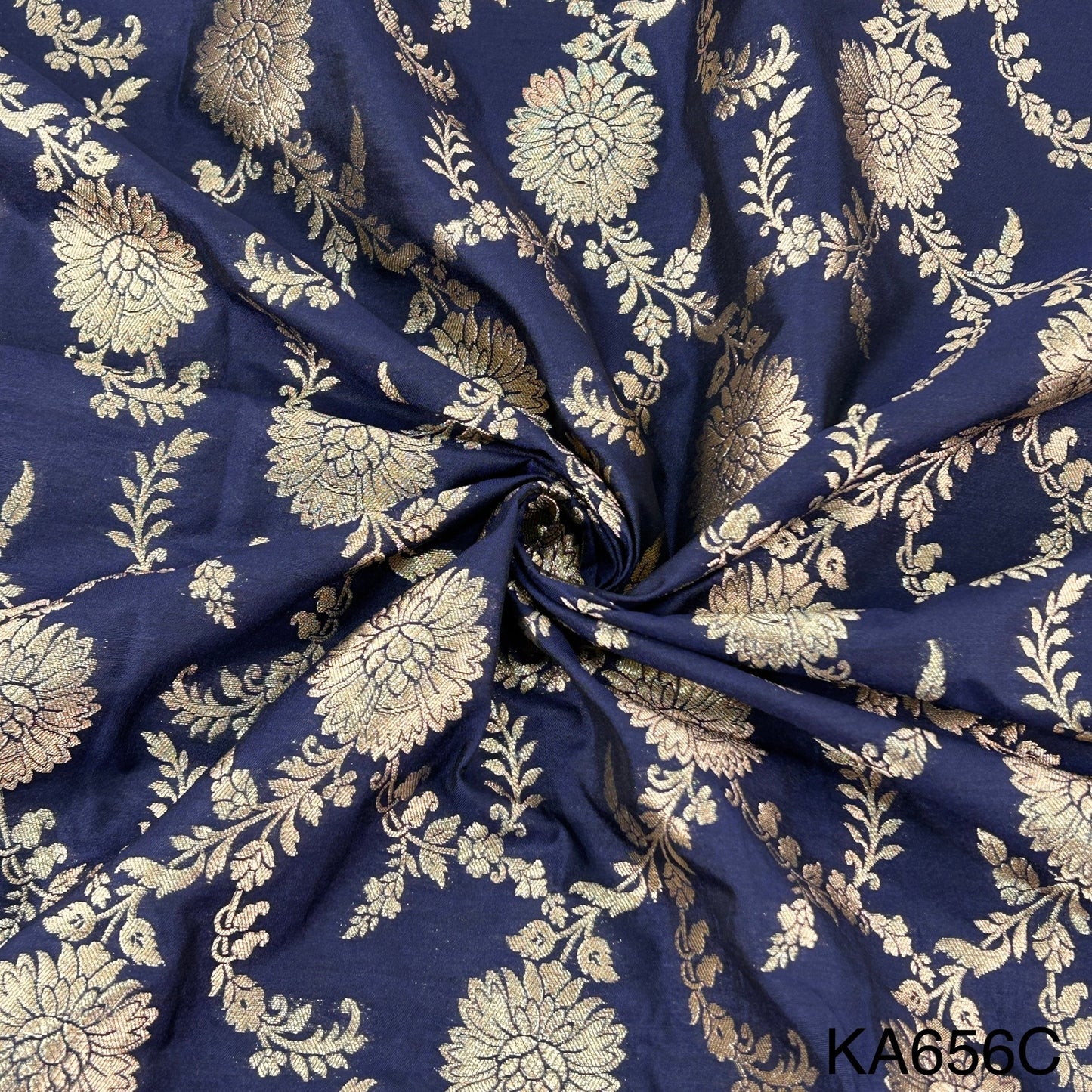 Banarasi Silk Brocade Fabric-KA656