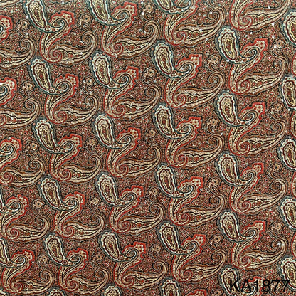Printed Sequins Georgette Fabric-KA1877