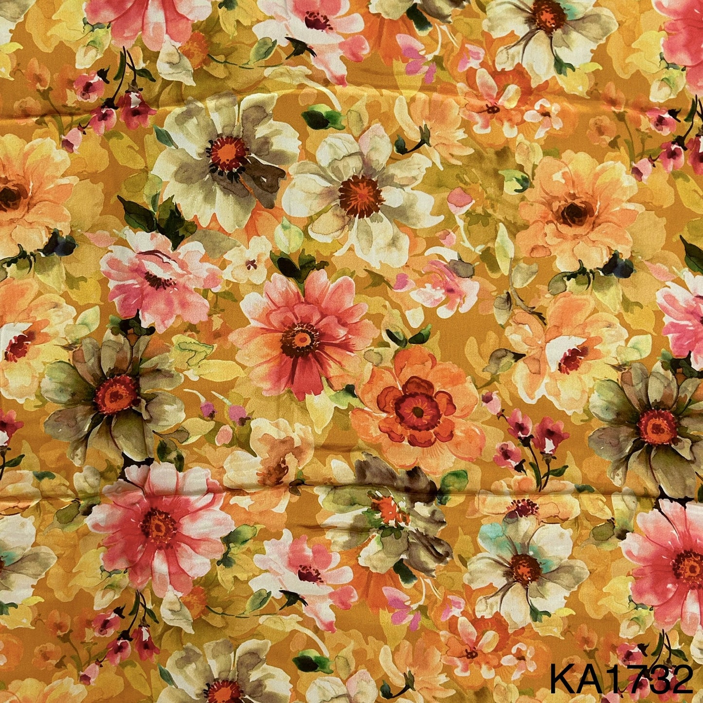 Printed Viscose Crepe Fabric-KA1732