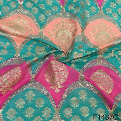 Banarasi Silk Brocade Fabric-F1487