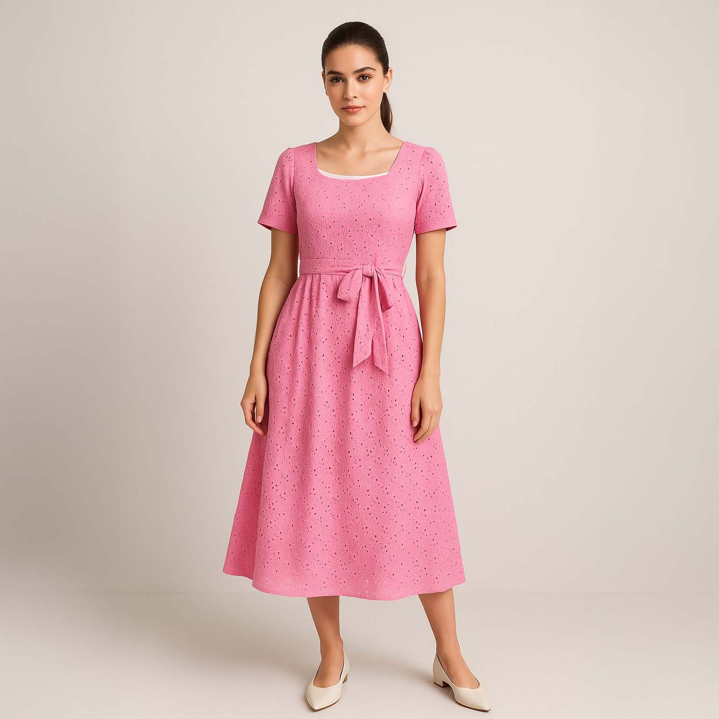 Hakoba Cambric Cotton Fabric-F3617