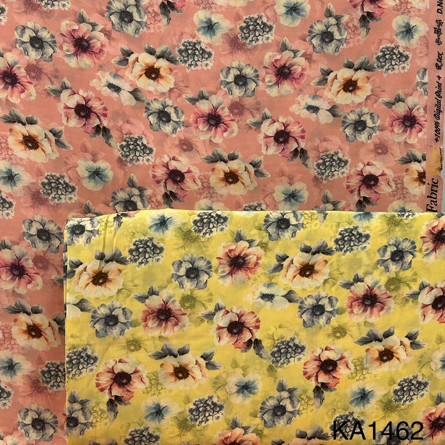Printed Crepe Fabric-KA1462