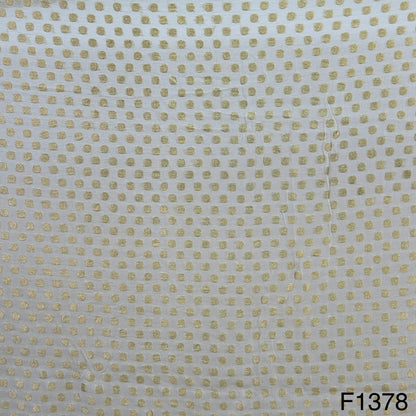 Dyeable Pure Banarasi Georgette Fabric-F1378