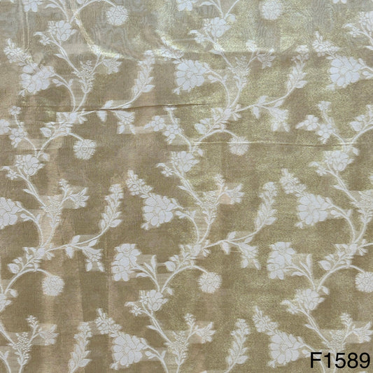 Banarasi Tissue  Fabric-F1589