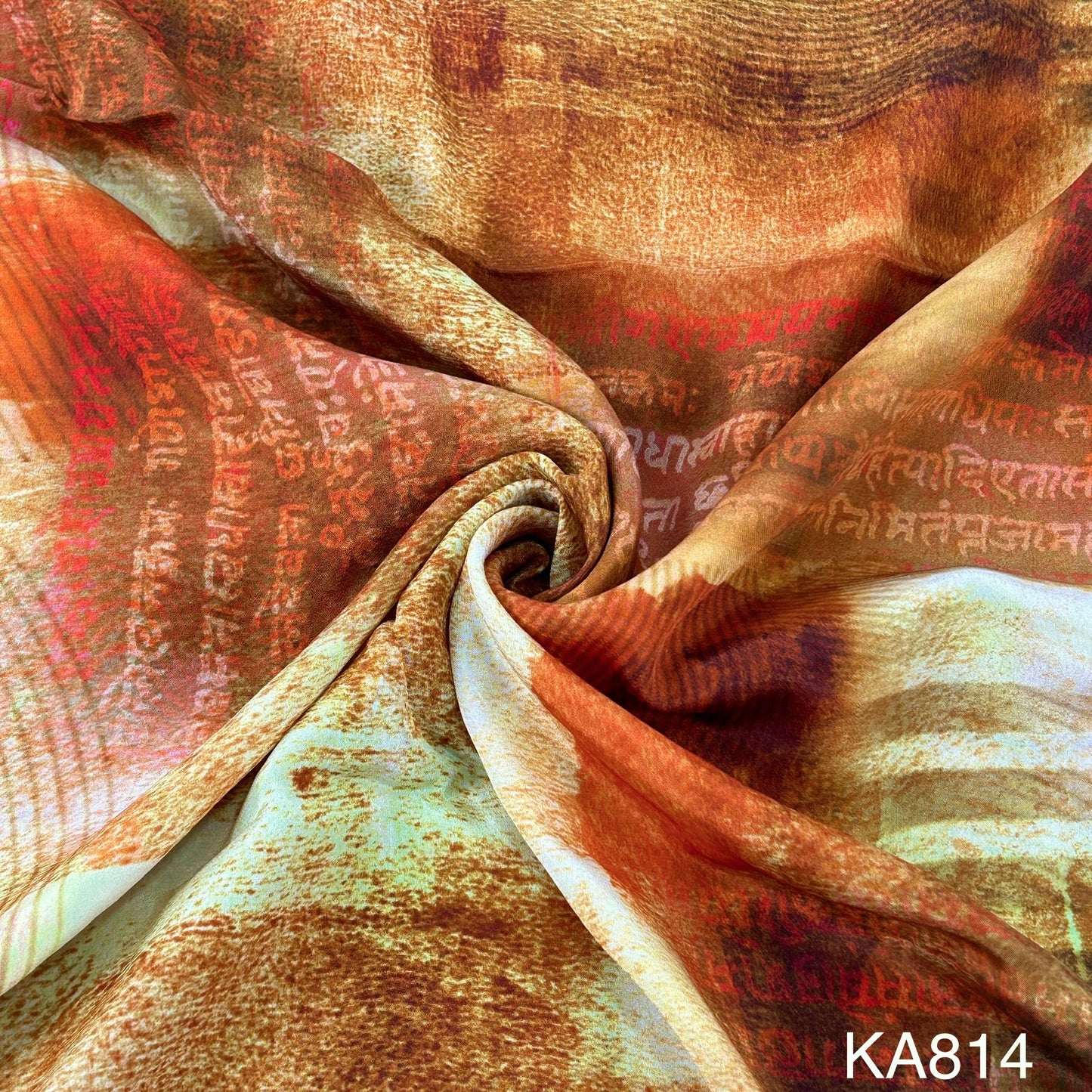 Printed viscose crepe Fabric-KA814