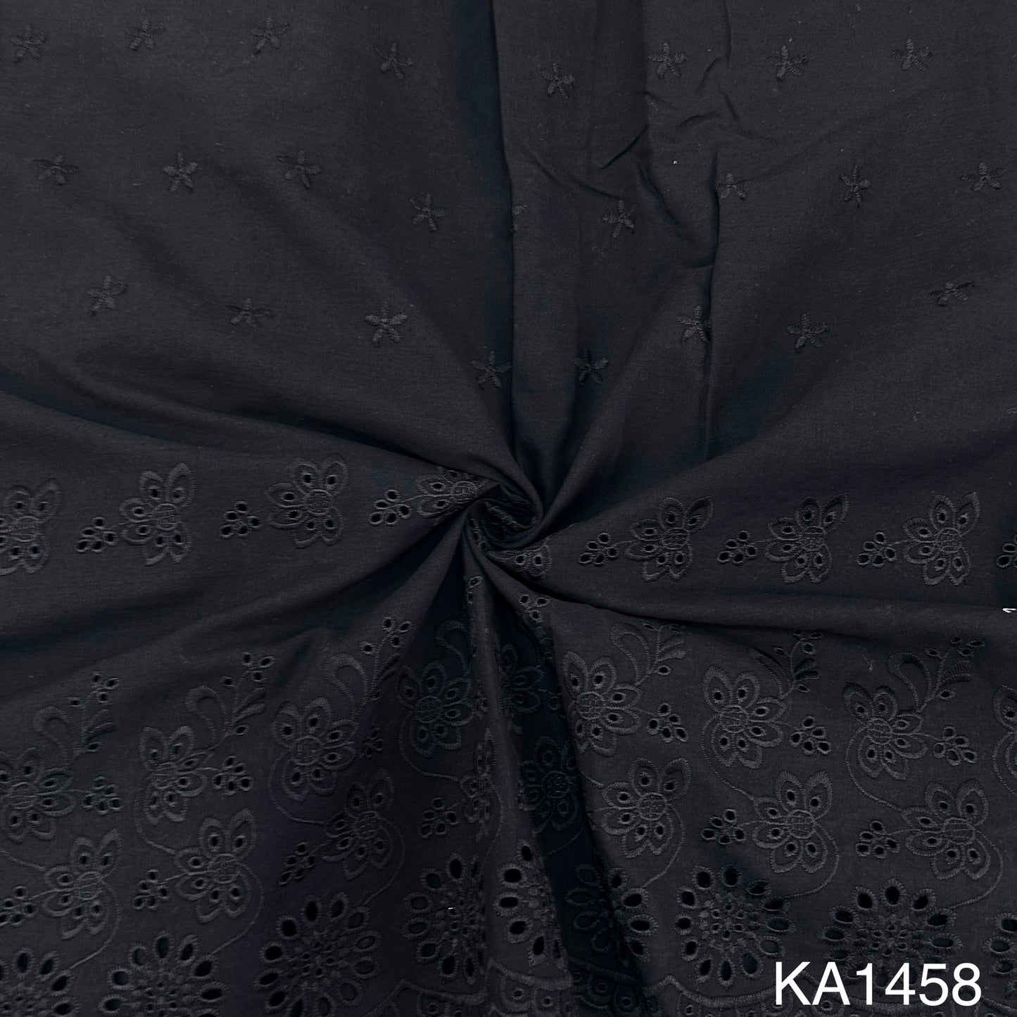 Chikankari Cotton Fabric-KA1458