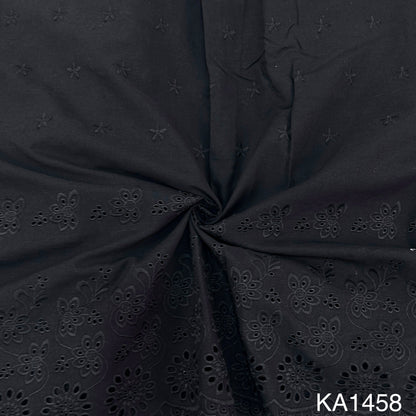 Chikankari Cotton Fabric-KA1458