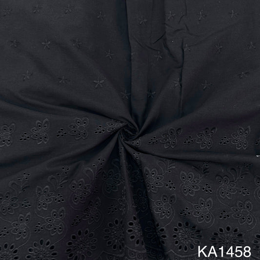 Chikankari Cotton Fabric-KA1458