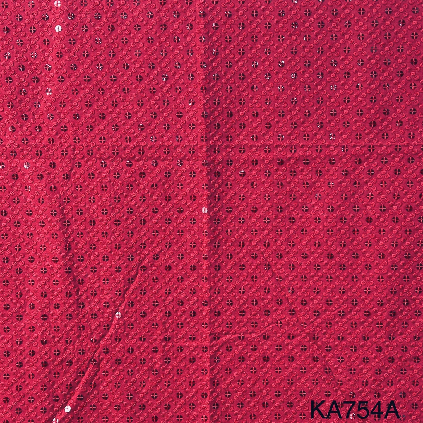 Chikankari Rayon Fabric-KA754