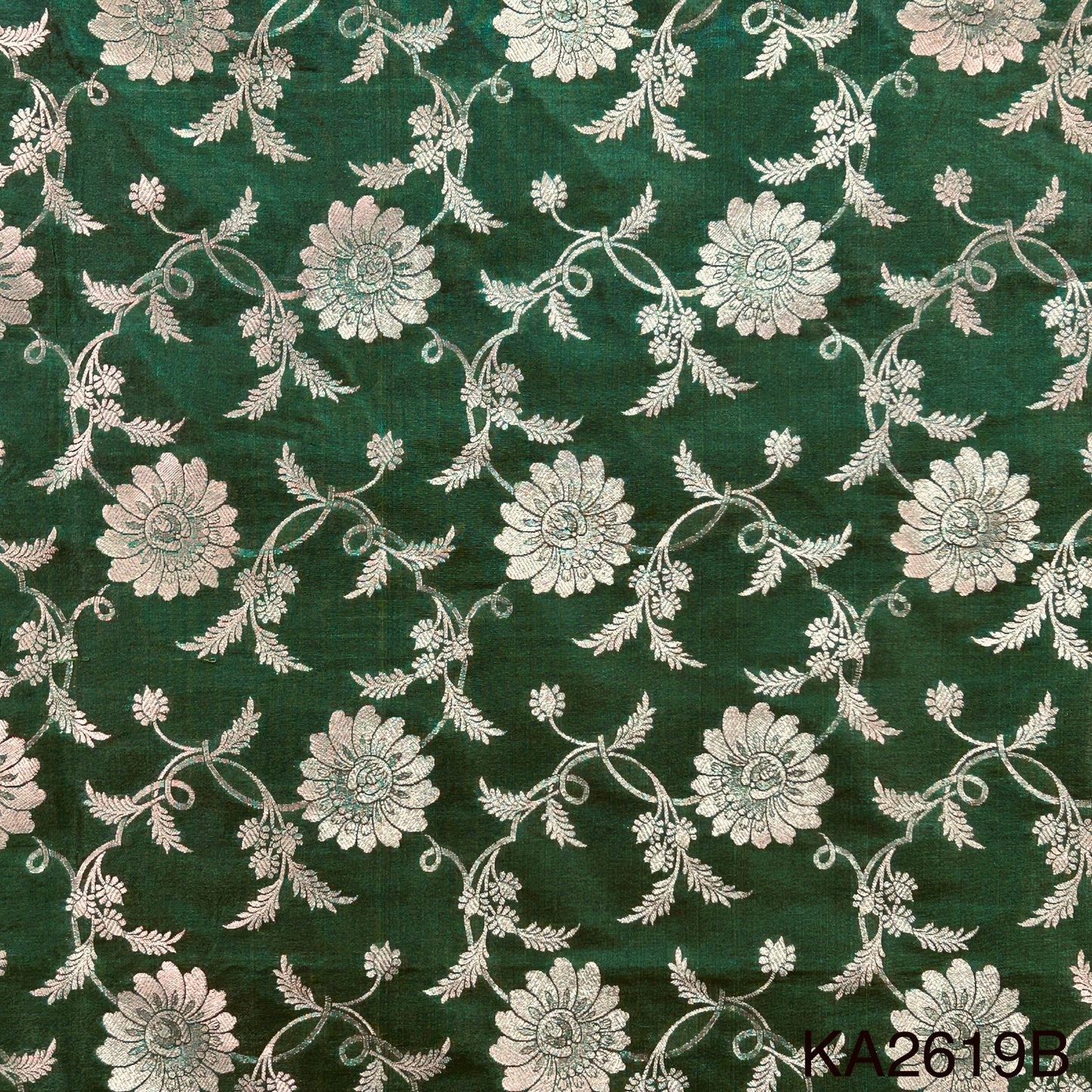 Banarasi Silk Brocade Fabric-KA2619