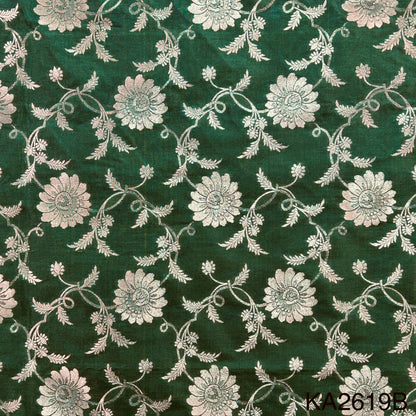 Banarasi Silk Brocade Fabric-KA2619