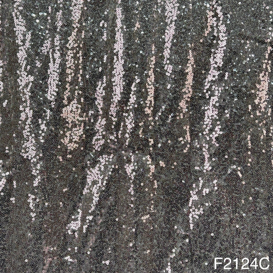 Sequins Net Fabric-F2124