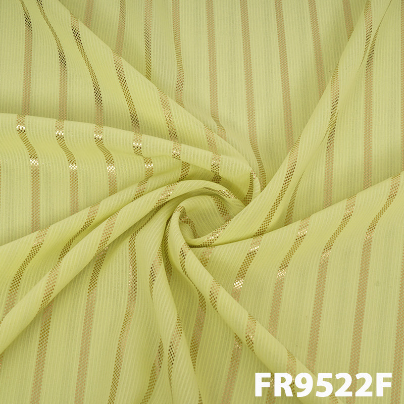 Foil Georgette Fabric-FR9522