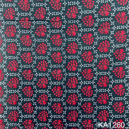 Chikankari Cotton Fabric-KA1260