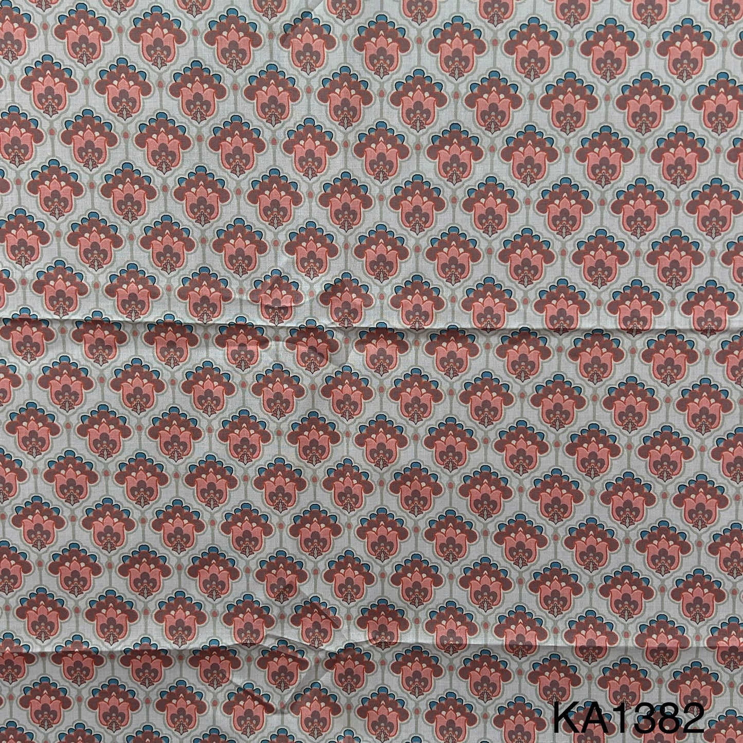 Printed Linen Cotton Fabric-KA1382