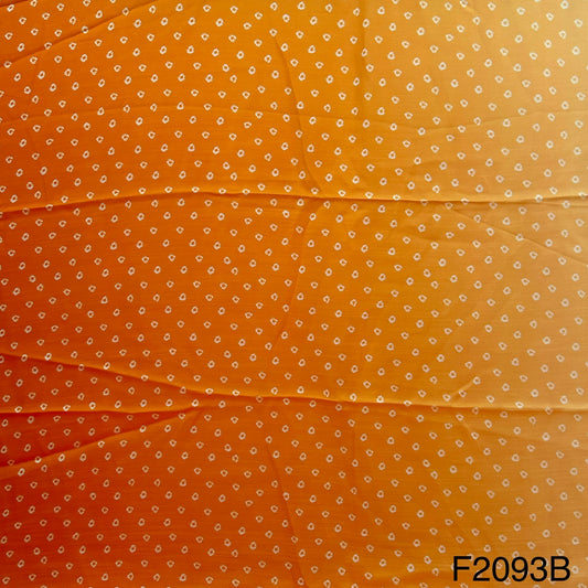 Printed Shaded Linen Silk Fabric-F2093