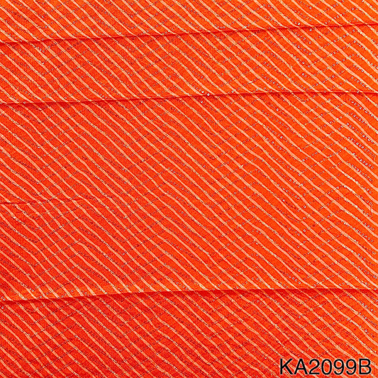 Bandhani Print Sequins Chinon Fabric-KA2099