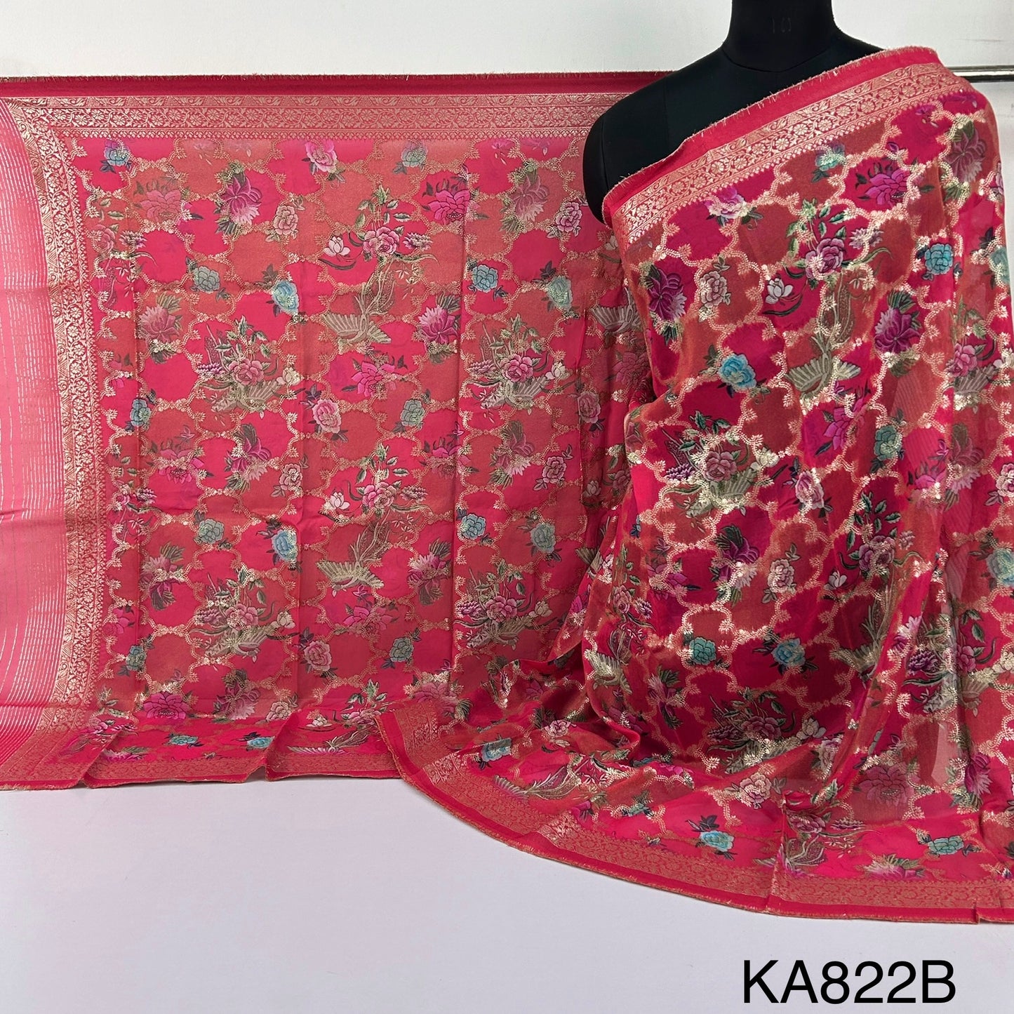 Banarasi Georgette Dupatta -D822